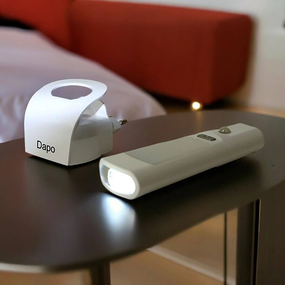 LED-Nacht-/Notleuchte und Taschenlampe mit Bewegungsmelder