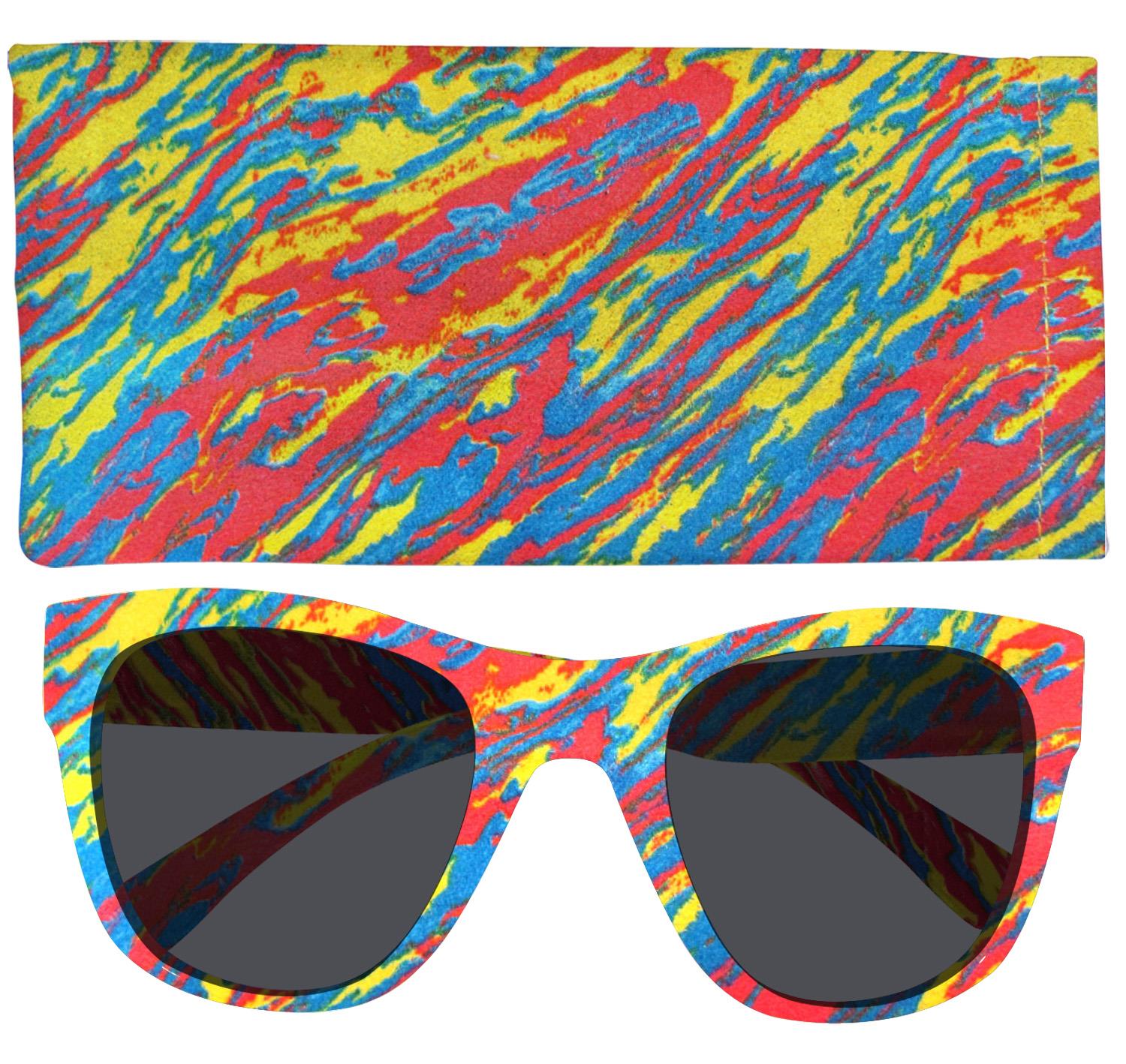 Damen-Sonnenbrille, Sonnen-Schutz mit UV-400-Schutz, Etui im passenden Design Strand-Brille