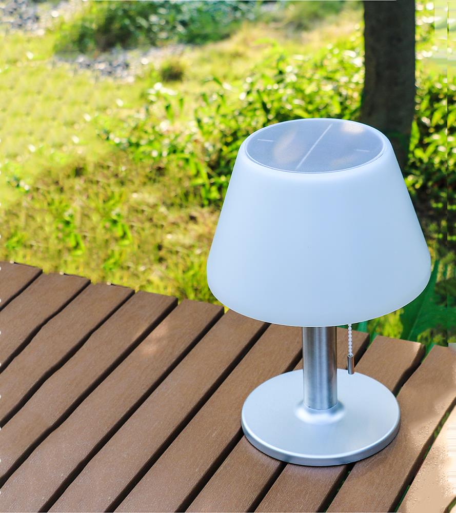 Solar Tischleuchte Jolla mit Zugschalter Dekoleuchte