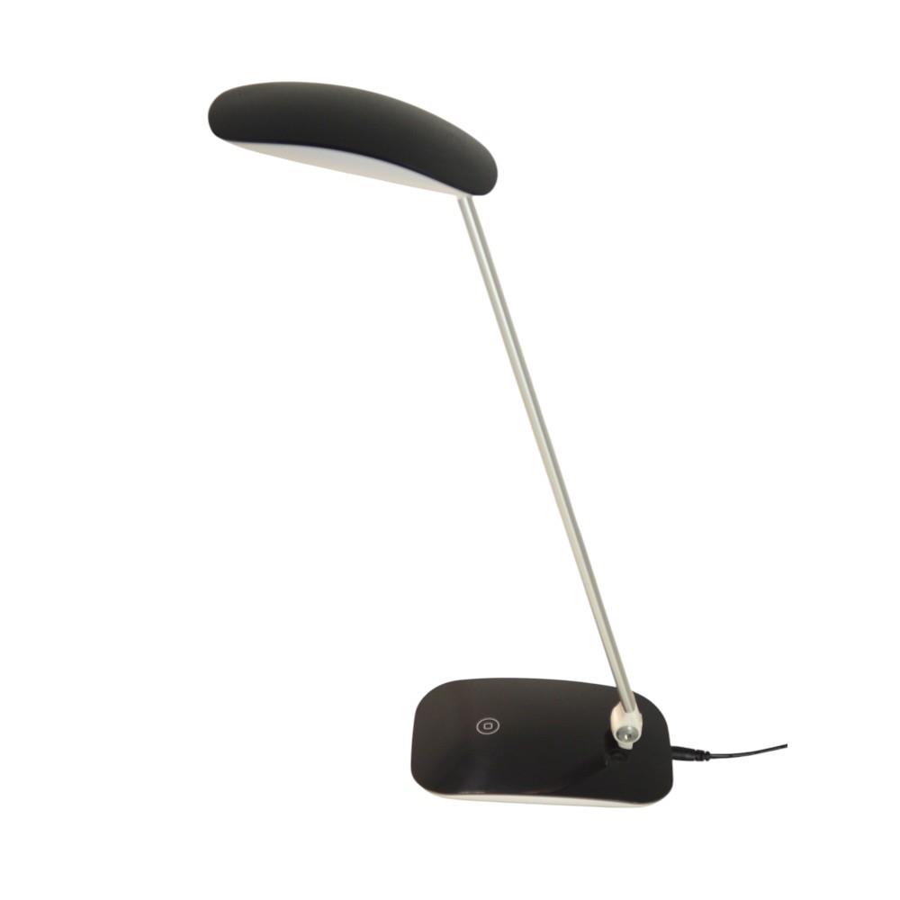 LED Tischleuchte Kian schwarz Touchschalter und USB Anschluss