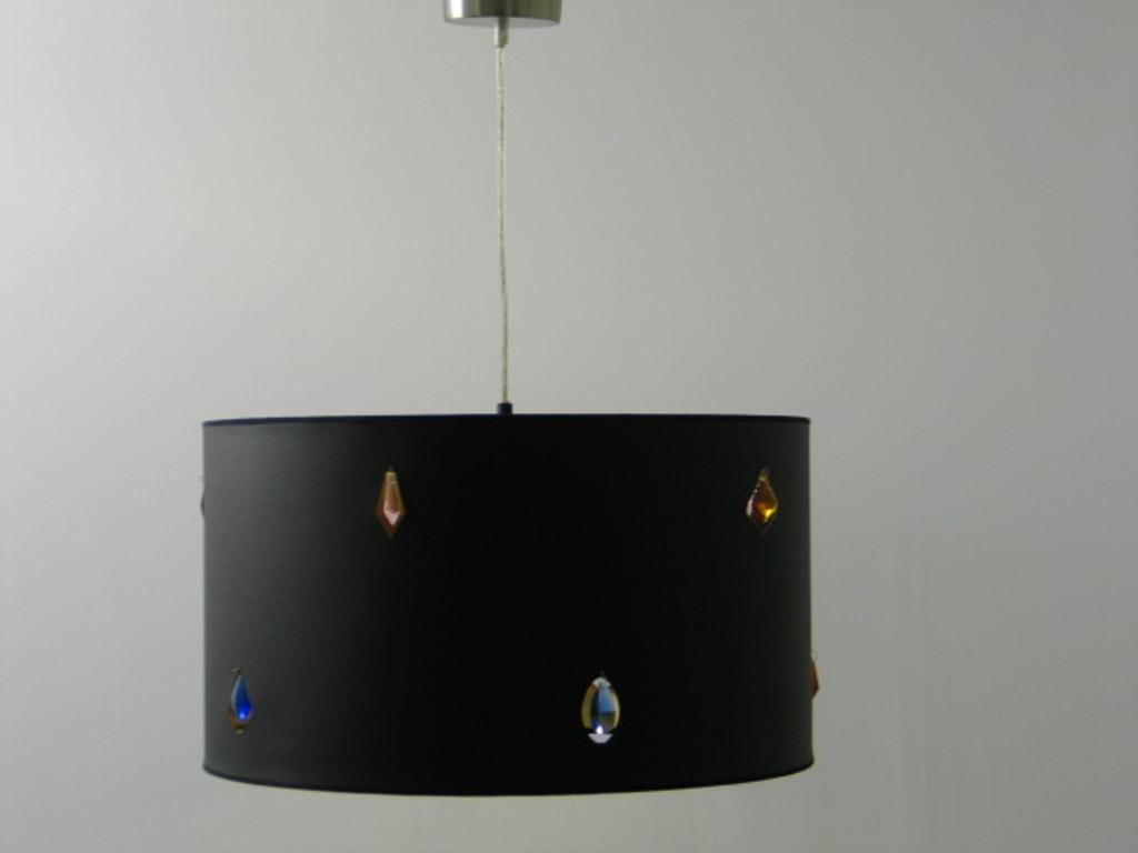 Decken-Pendelleuchte ILARIA schwarz 50cm