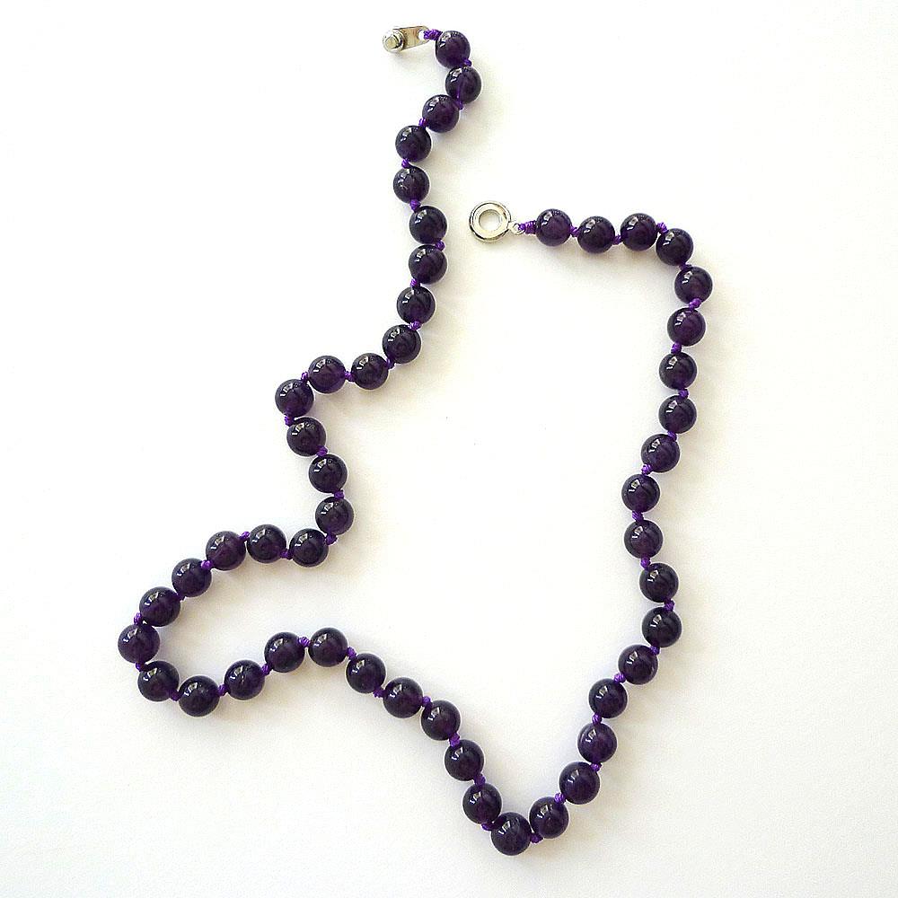 Edelstein Halslette aus Amethyst Geschenk