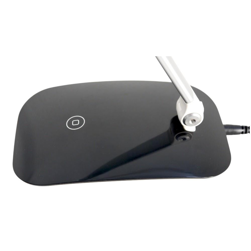 LED Tischleuchte Kian schwarz Touchschalter und USB Anschluss