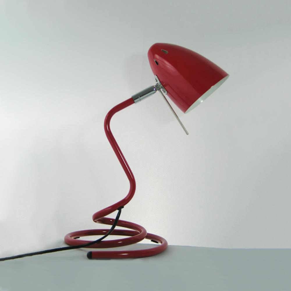 Tischleuchte Swing rot Schreibtischlampe