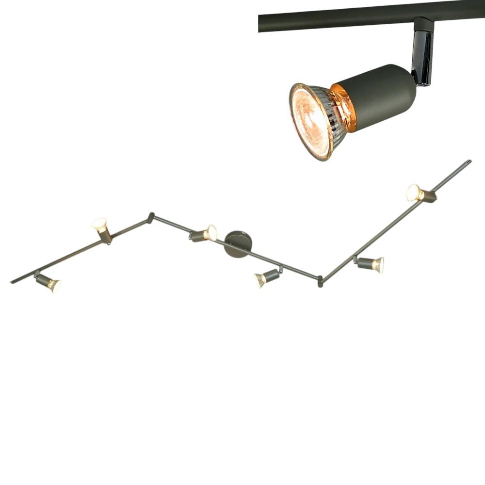 LED Strahler Spot LINOS titan 6 flammig Deckenlampe