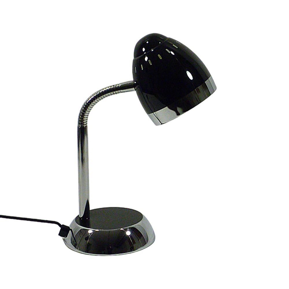 LED Tischleuchte Tom schwarz mit flexarm