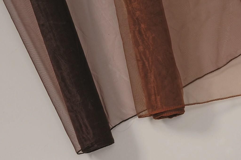 2 x Dekostoff Organza farblich sortiert