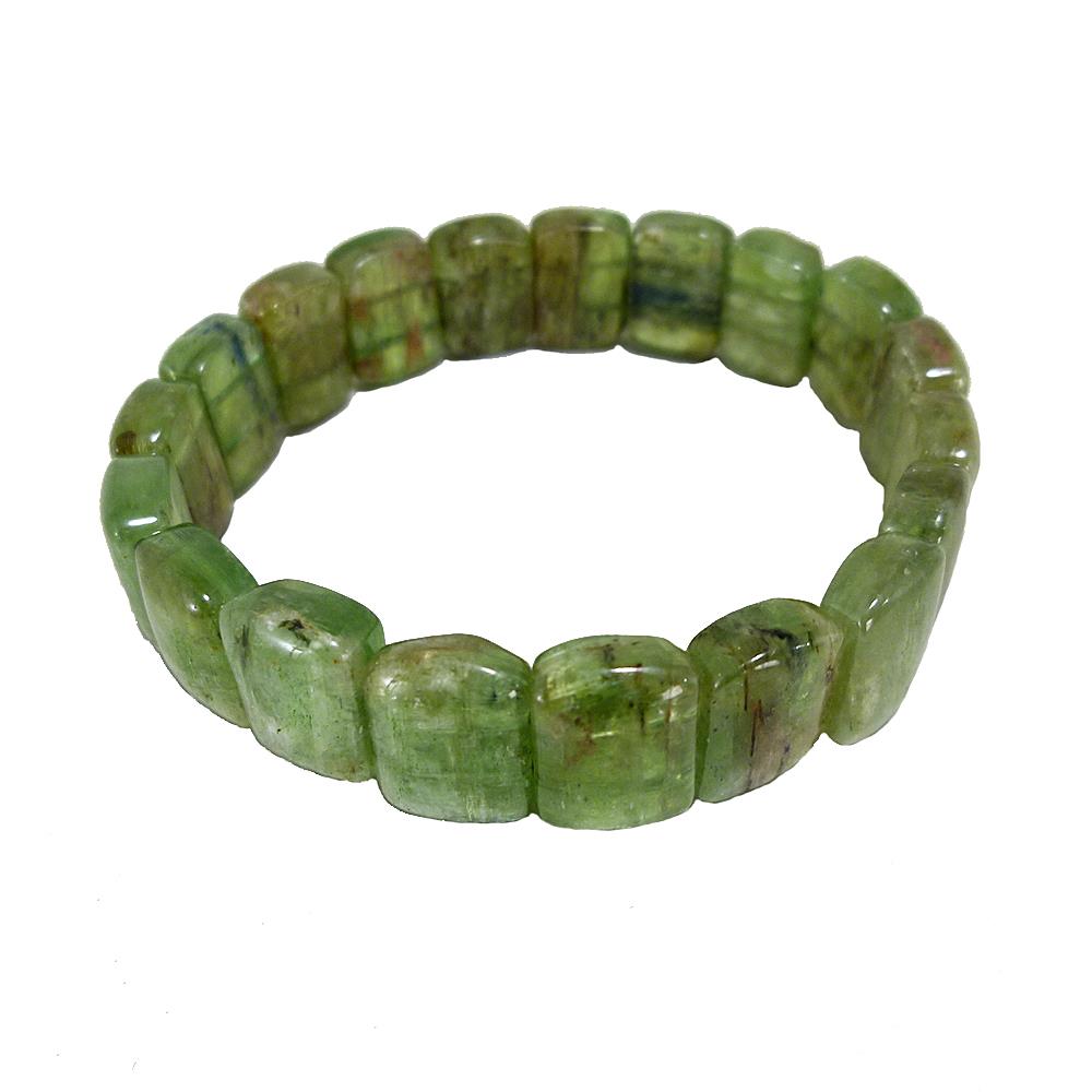 Wunderschönes Edelstein Armband aus grünem Quarz