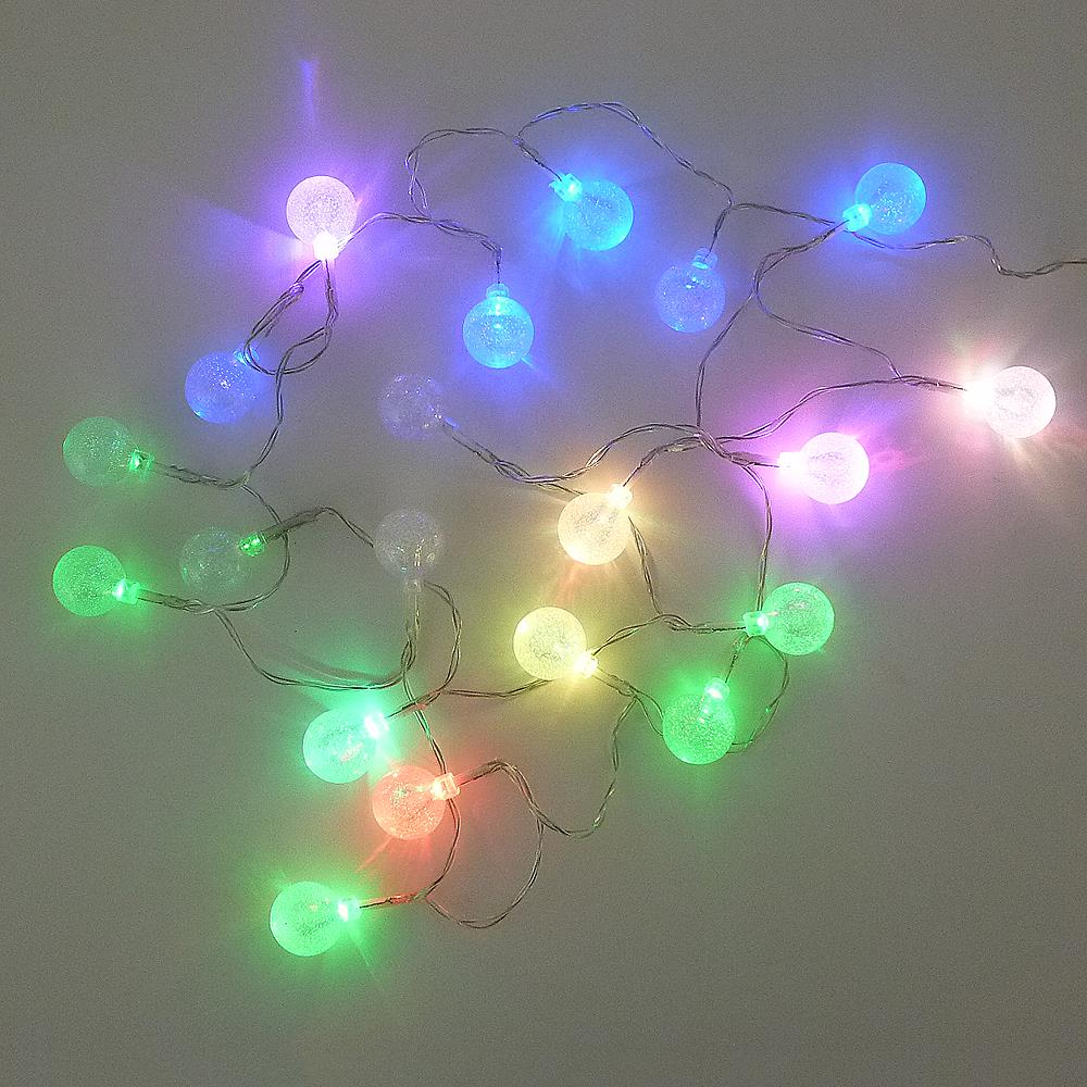 LED Lichterkette Ball 20-flammig batteriebetrieben 