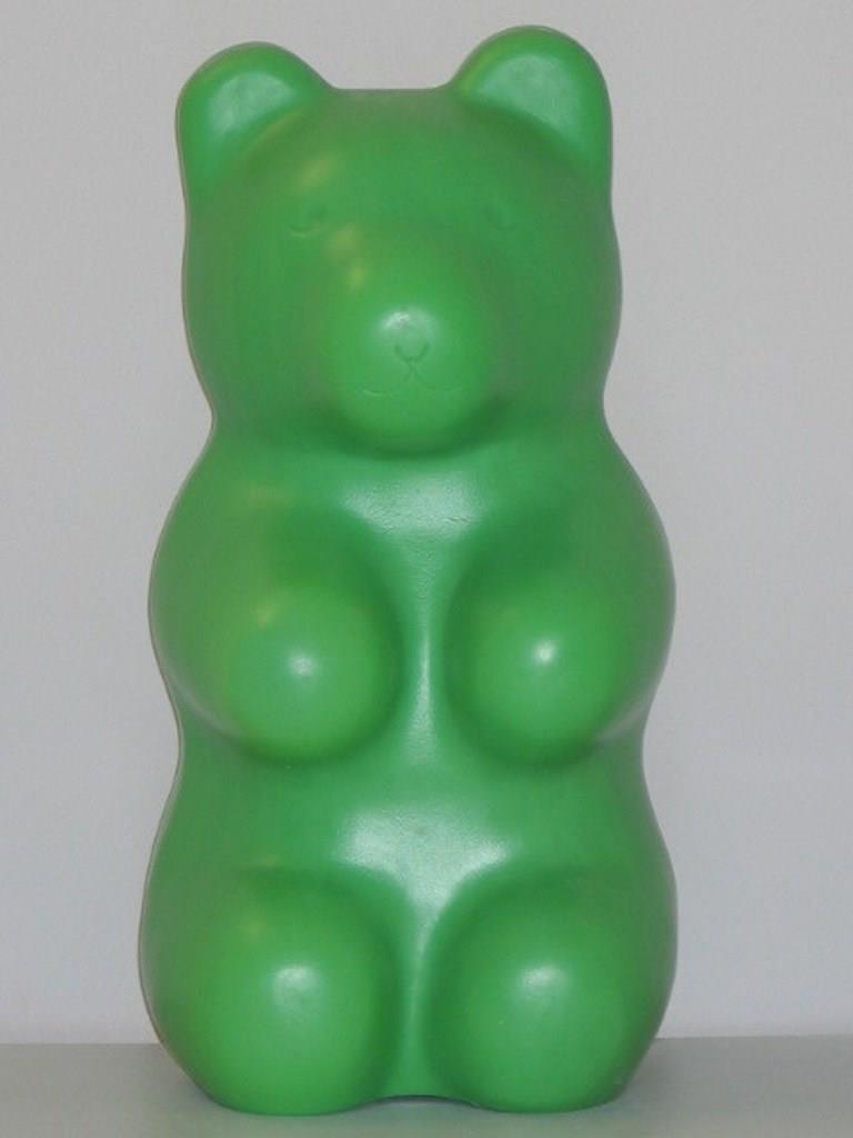 Dekoration-Kinder-Leuchte GUMMIBÄR 54cm grün