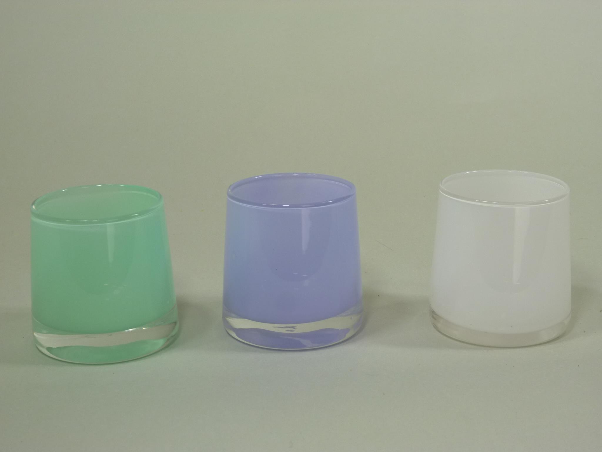Glas Windlicht Avila 3er Set Teelichthalter