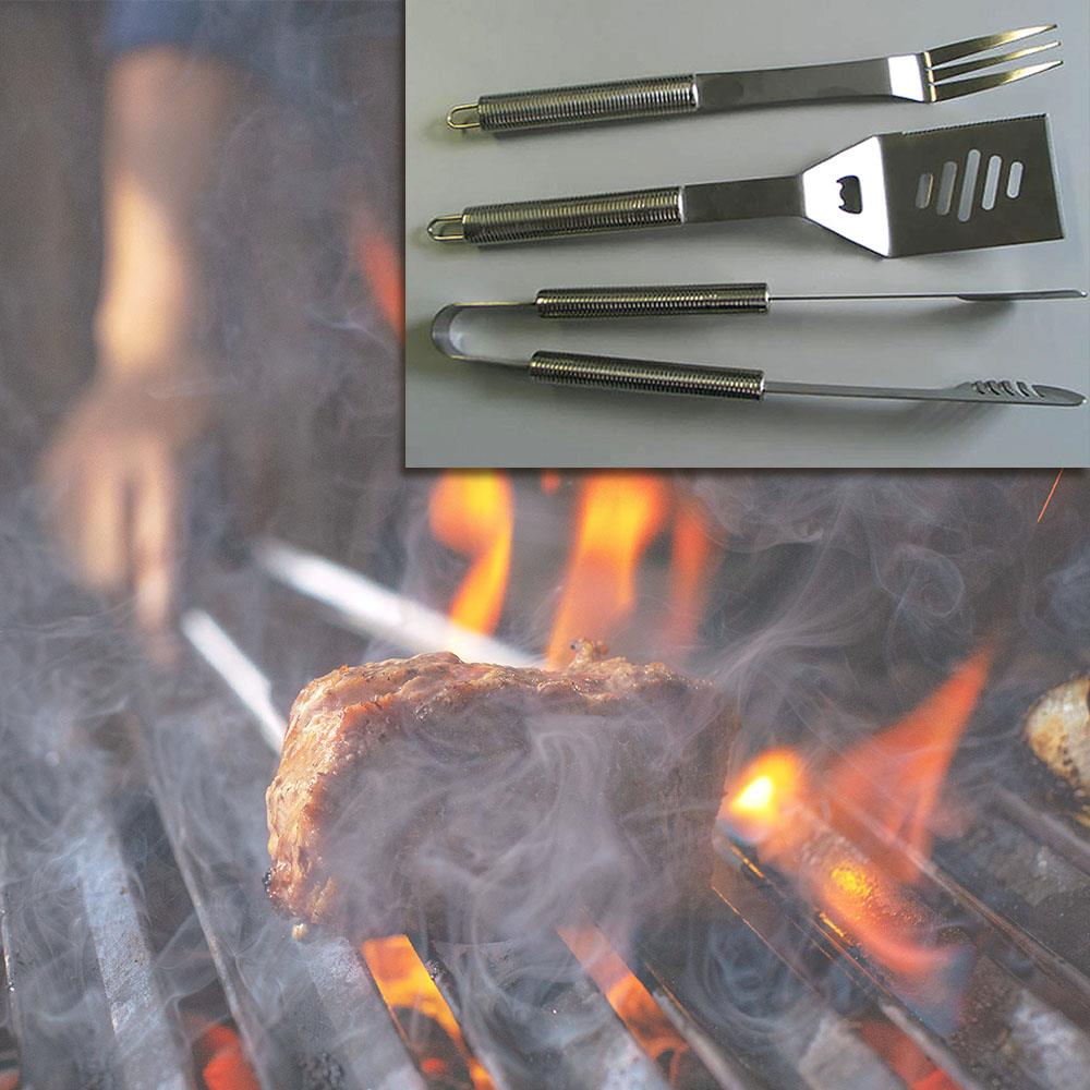 Edelstahl Barbeque Grill-Besteck Party-Grill-Set Grill-Zubehör