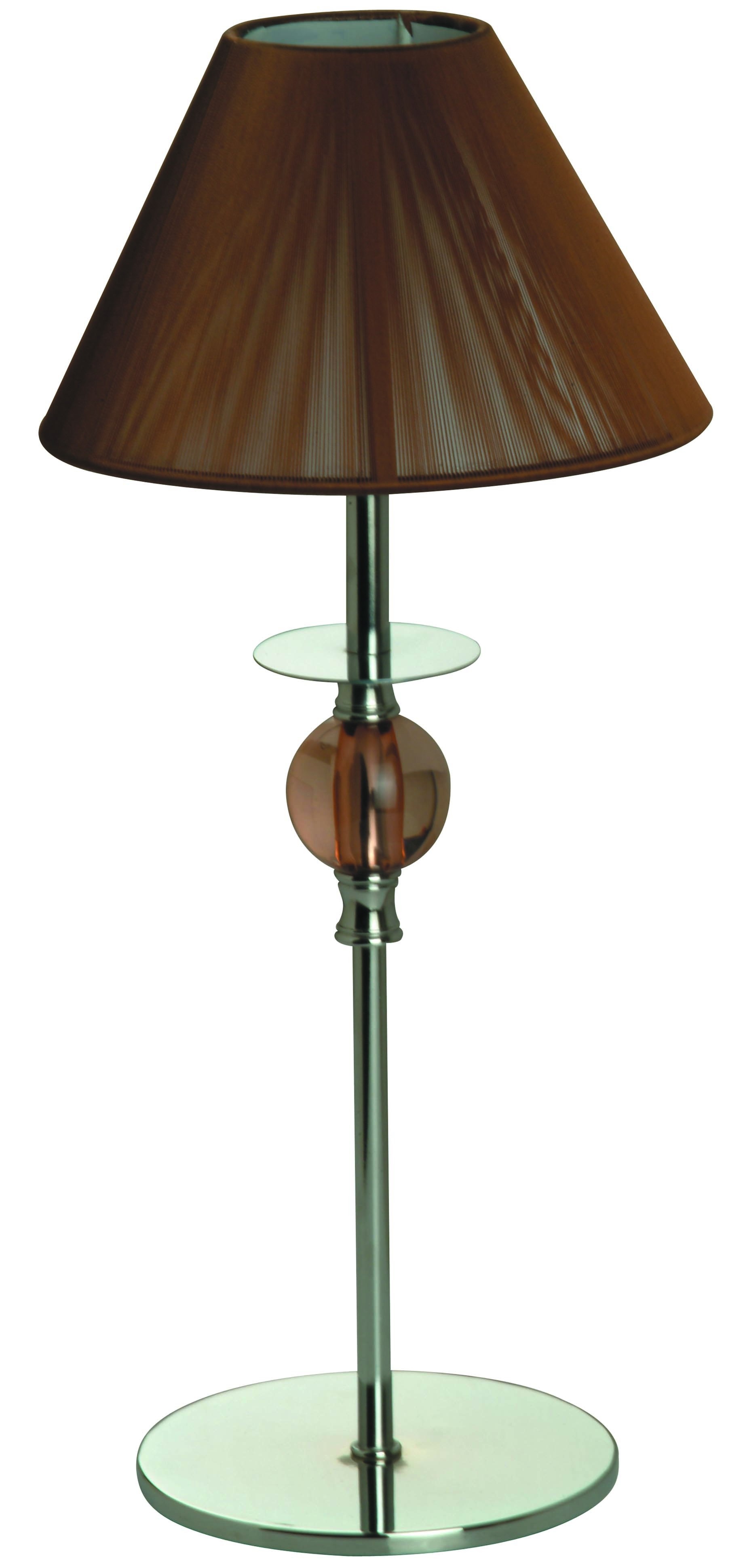Elegante Tischleuchte "Marietta" mit Seidenschirm