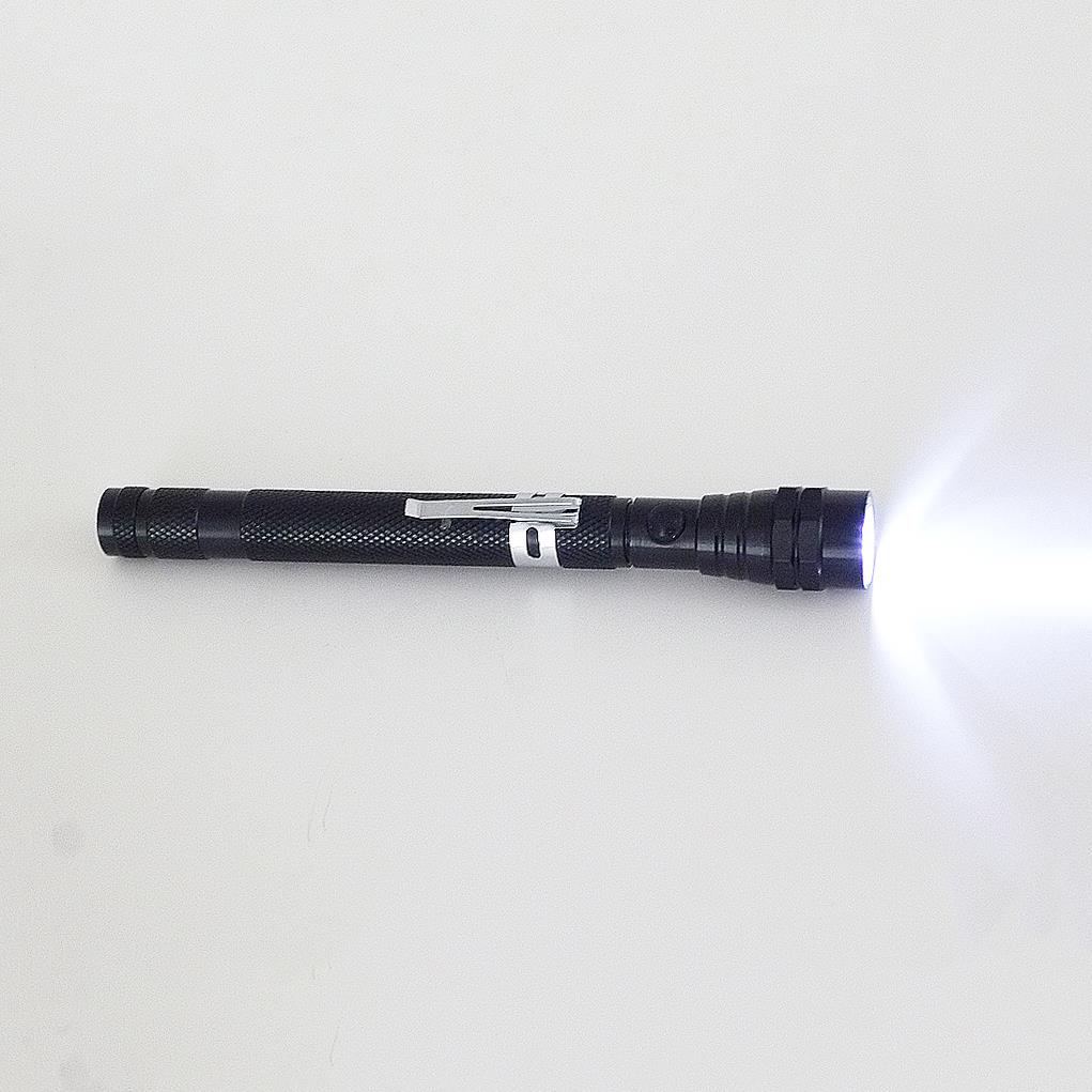 LED Teleskop-Taschenlampe Sky schwarz