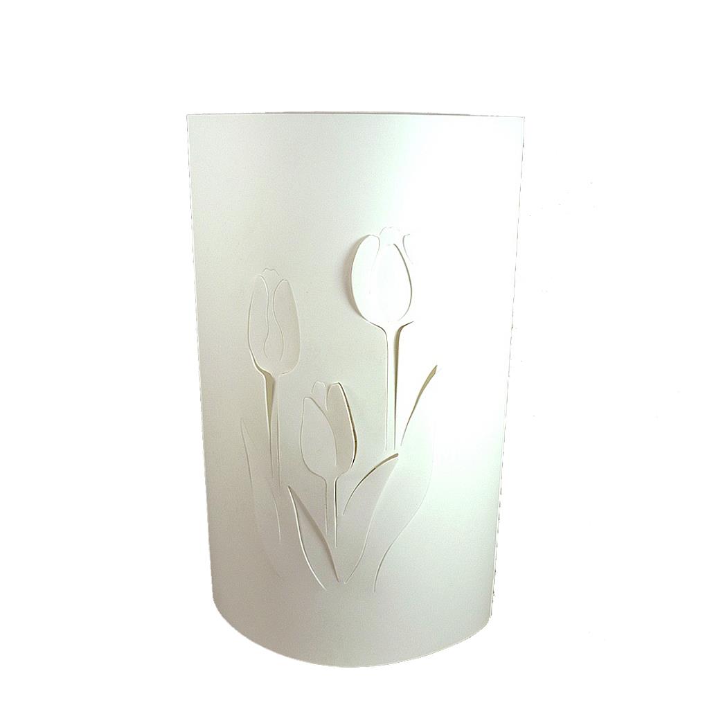 Tischleuchte mit Blumenmotiv Tulpe Dekoleuchte