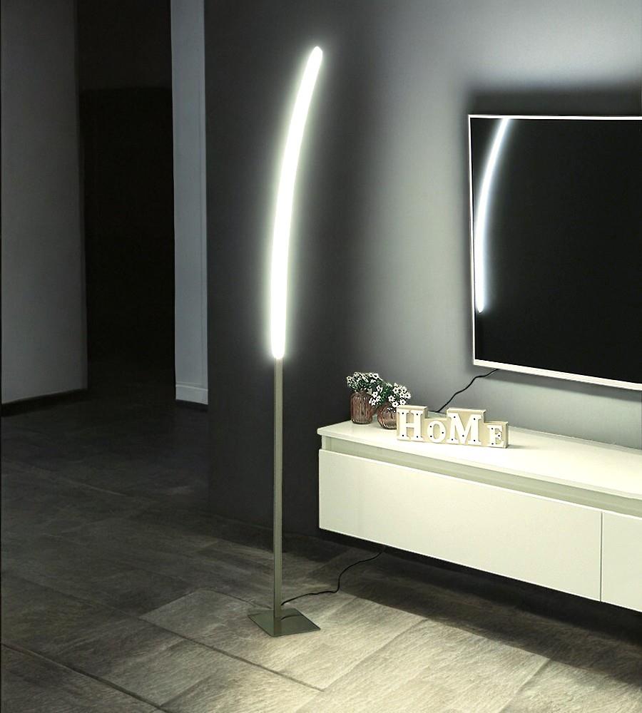 LED Stehleuchte Elina Bogen-Standlampe