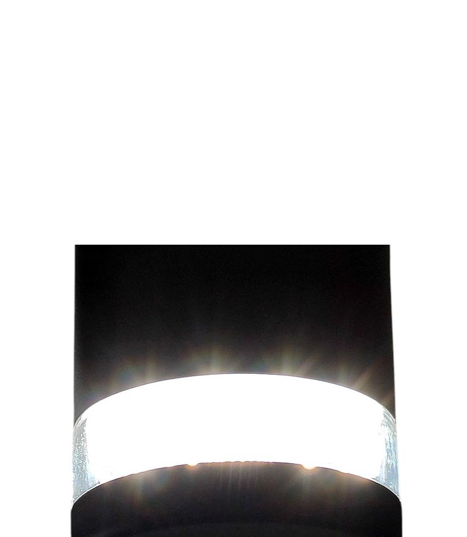 Sockel-Außenleuchte Lisa III Schwarz mit Sensor Wegeleuchte