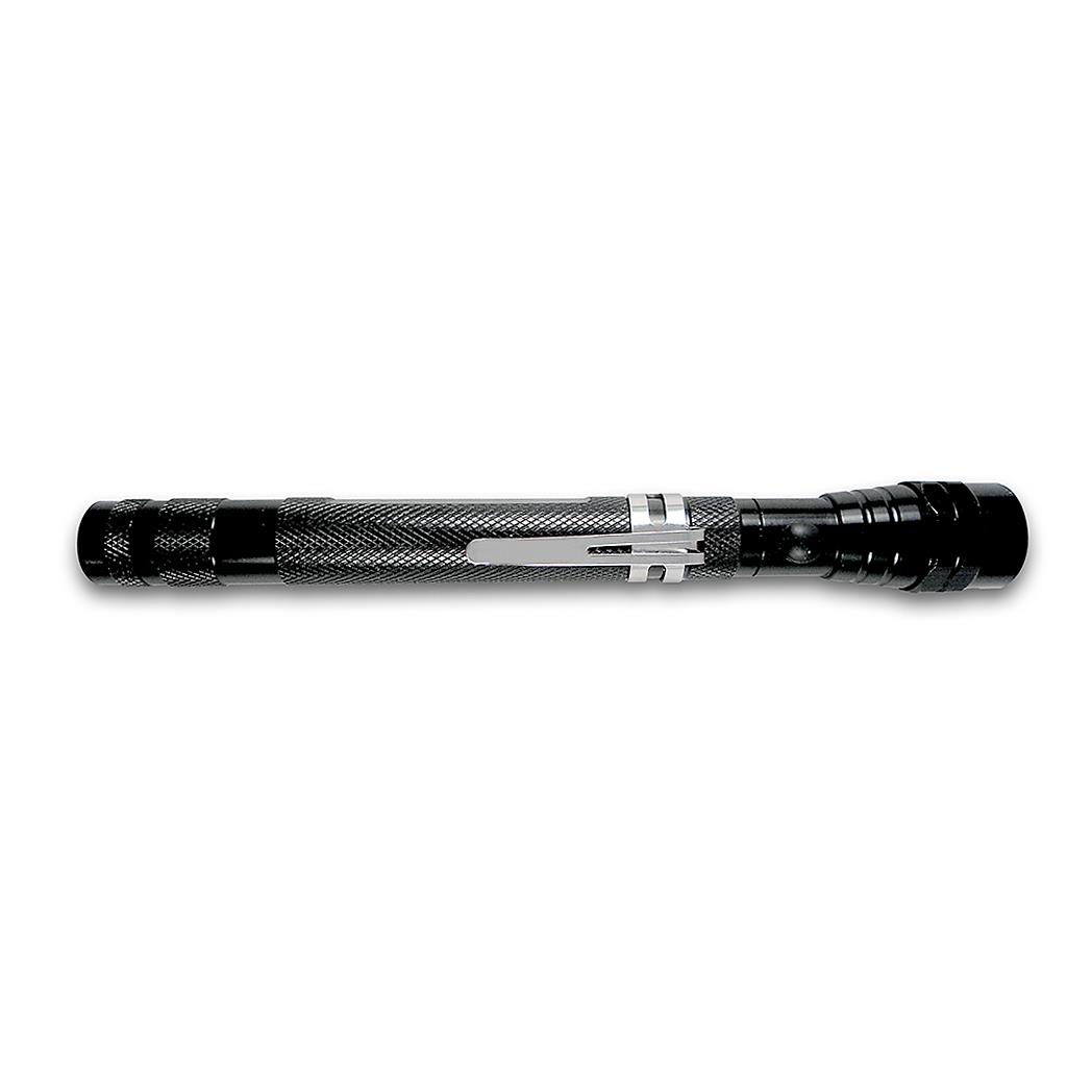 LED Teleskop-Taschenlampe Sky schwarz-2er Set