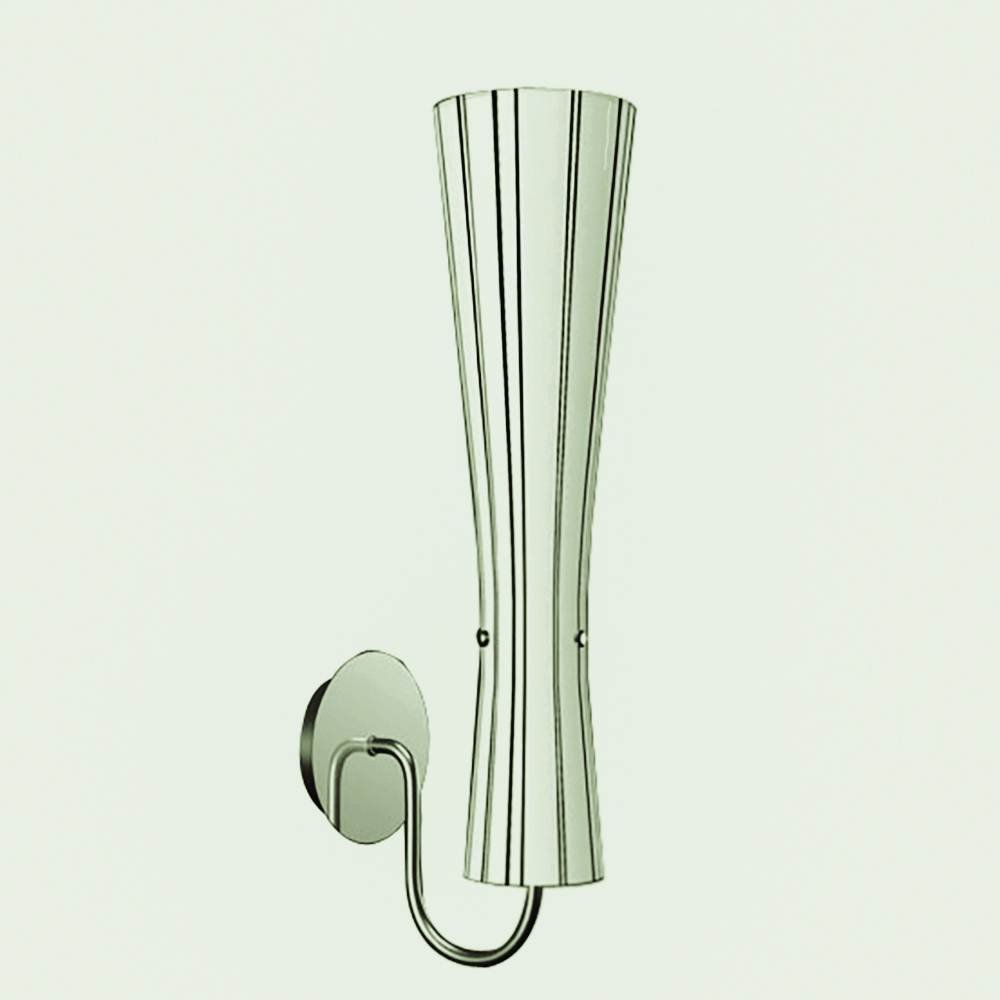 Moderne Glas Wandleuchte SILJIA Wandlampe