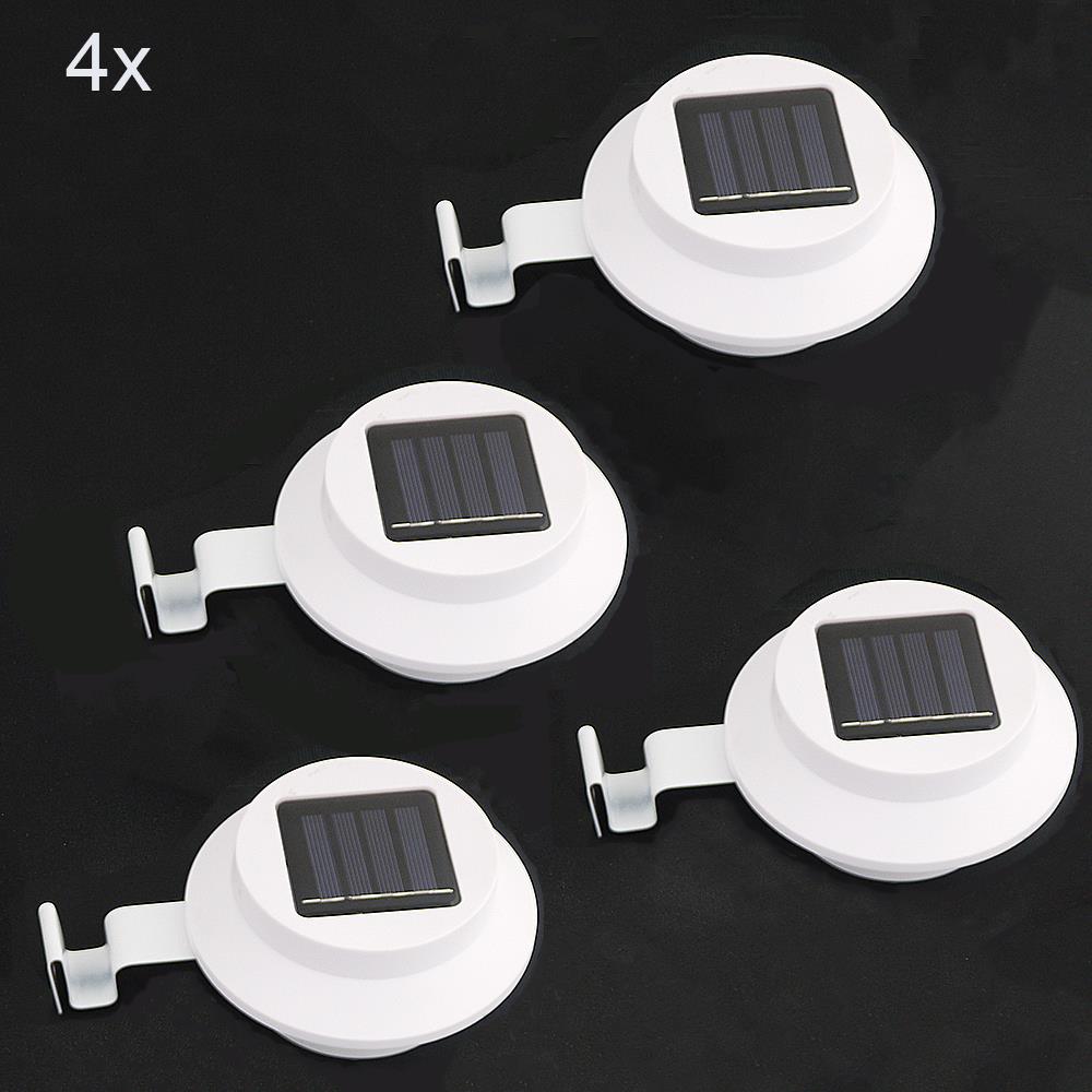 Solar-Dachrinnenleuchte 2 x 2er Set