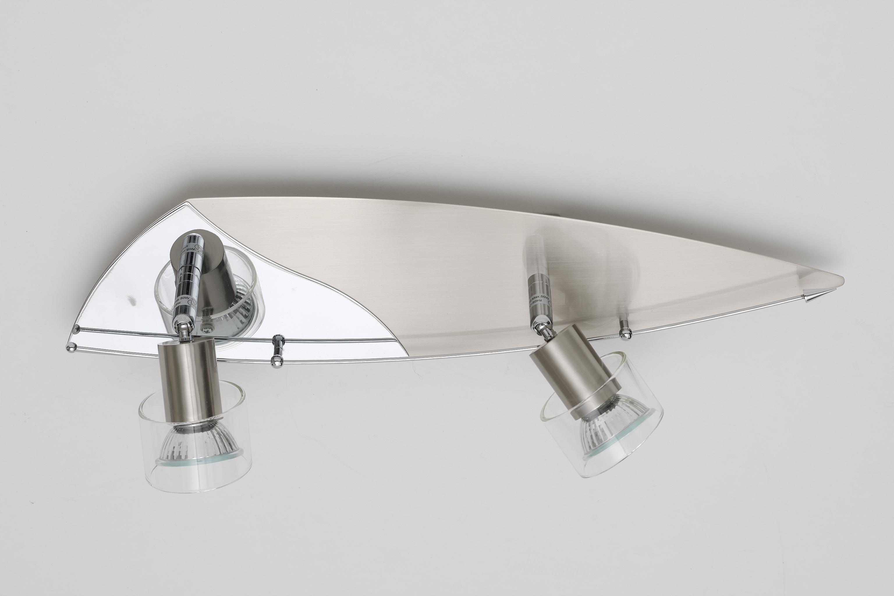 Halogenstrahler mit Glaseinsatz "Glory" 2-flammig