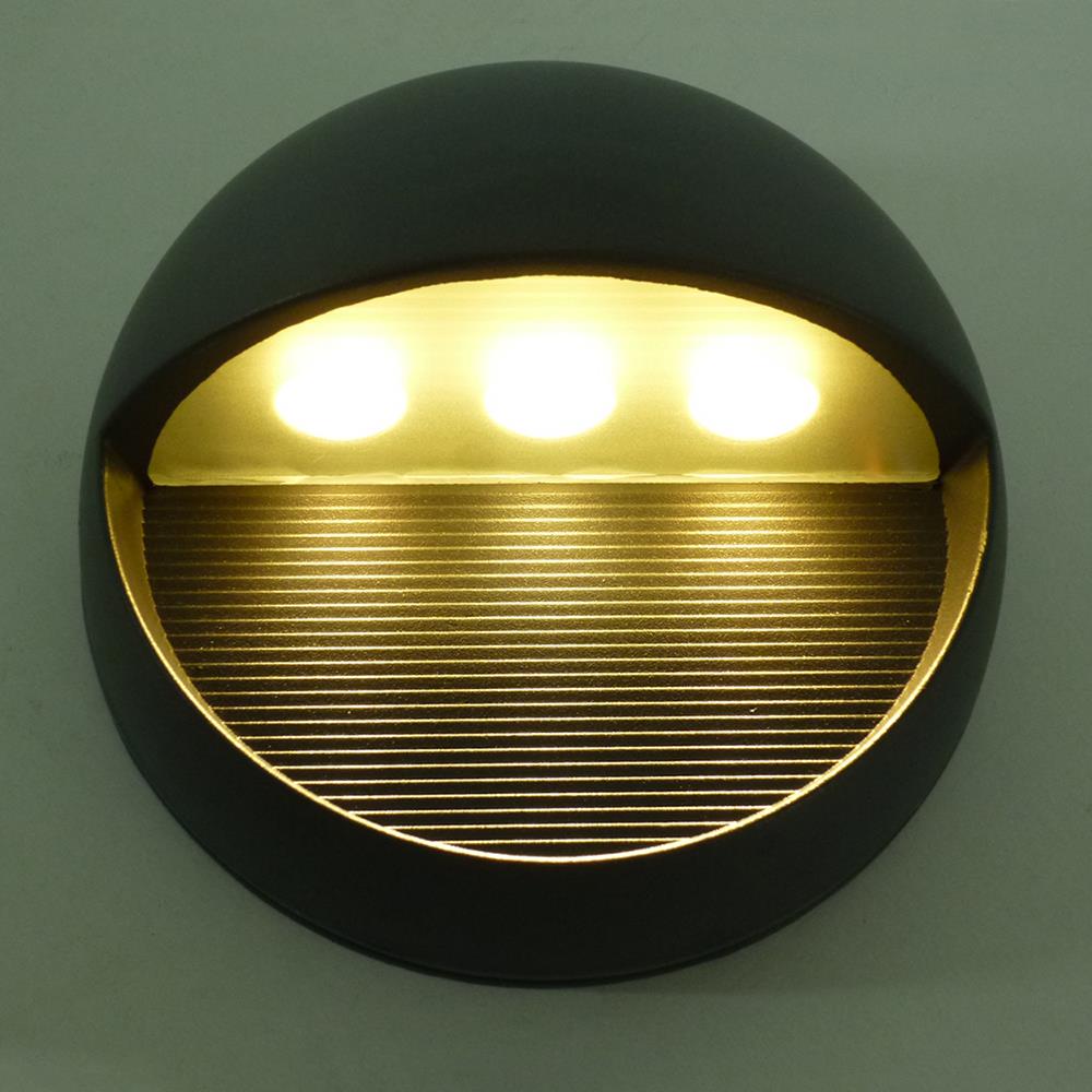 LED Außenwandleuchte Luzern schwarz