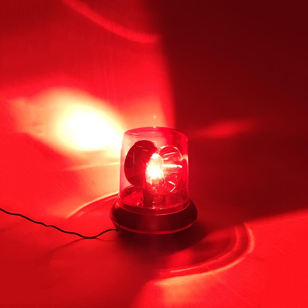 Dekoleuchte Polizeilicht rot