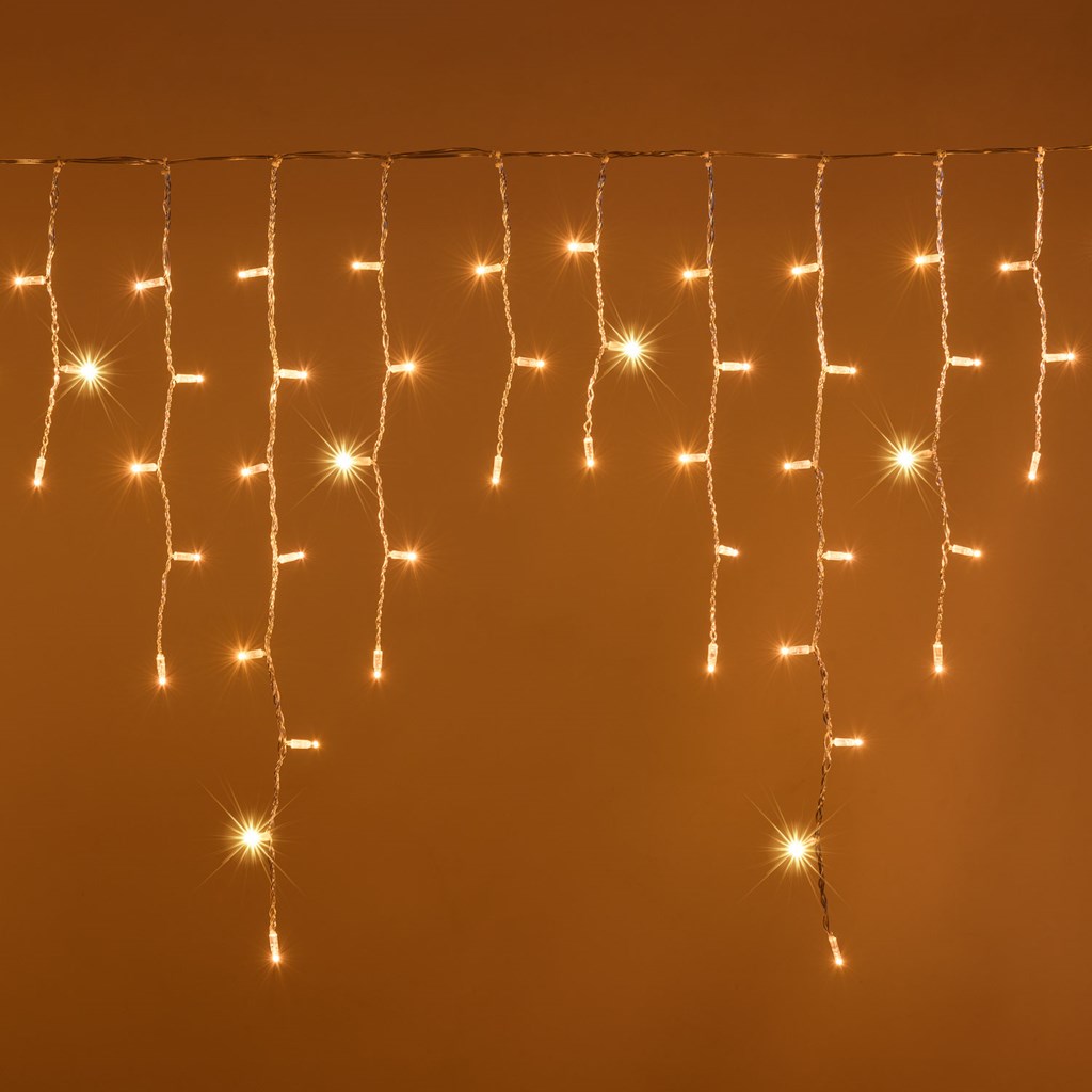 LED Lichterkette EISREGEN, 126 LED, Länge 700cm (inkl. Zuleitung),  IP44, 3,6W