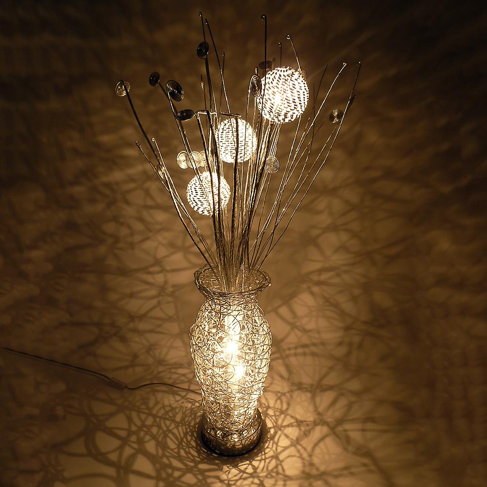 LED Stehleuchte Blumen-Vasenlampe JOLANDA 5-flammig