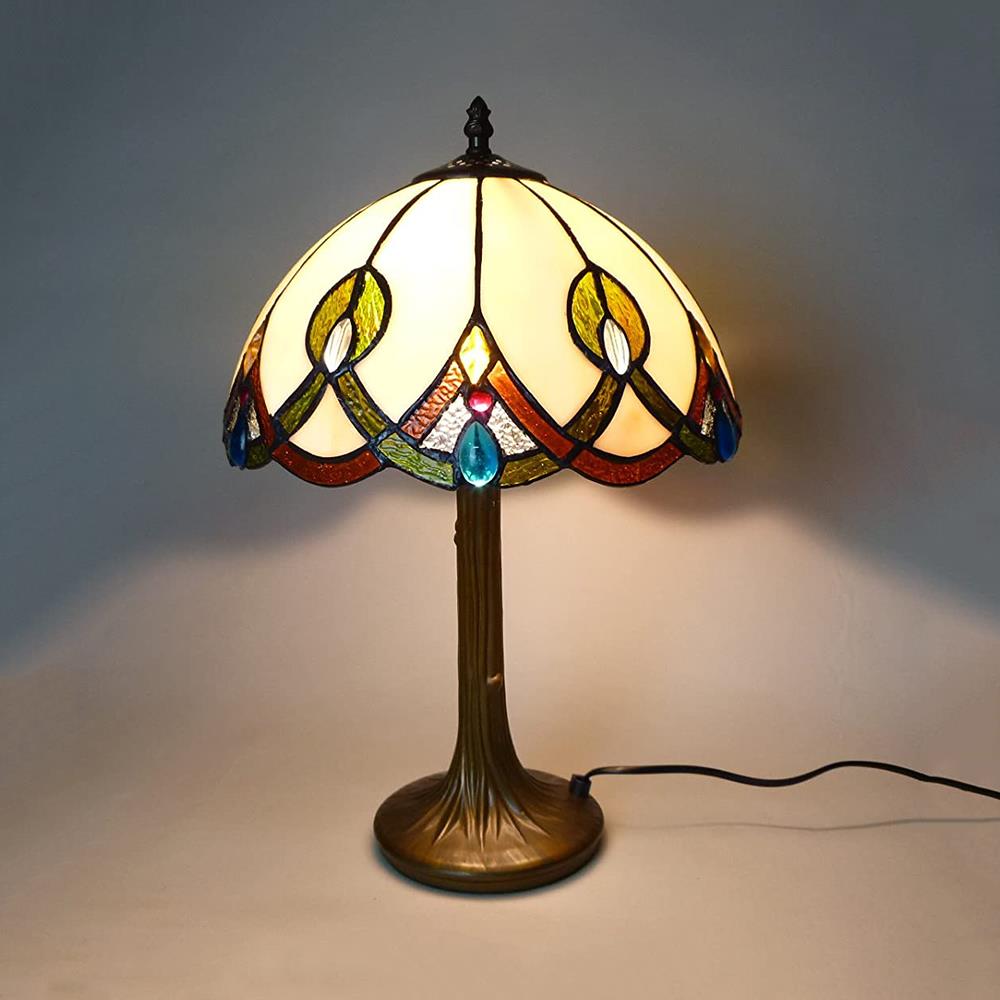 Tischleuchte Tiffany-Stil CHANTAL Wohnzimmerlampe