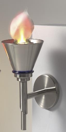 Wandleuchte Feuer Deko-Wandbeleuchtung mit Feuereffekt