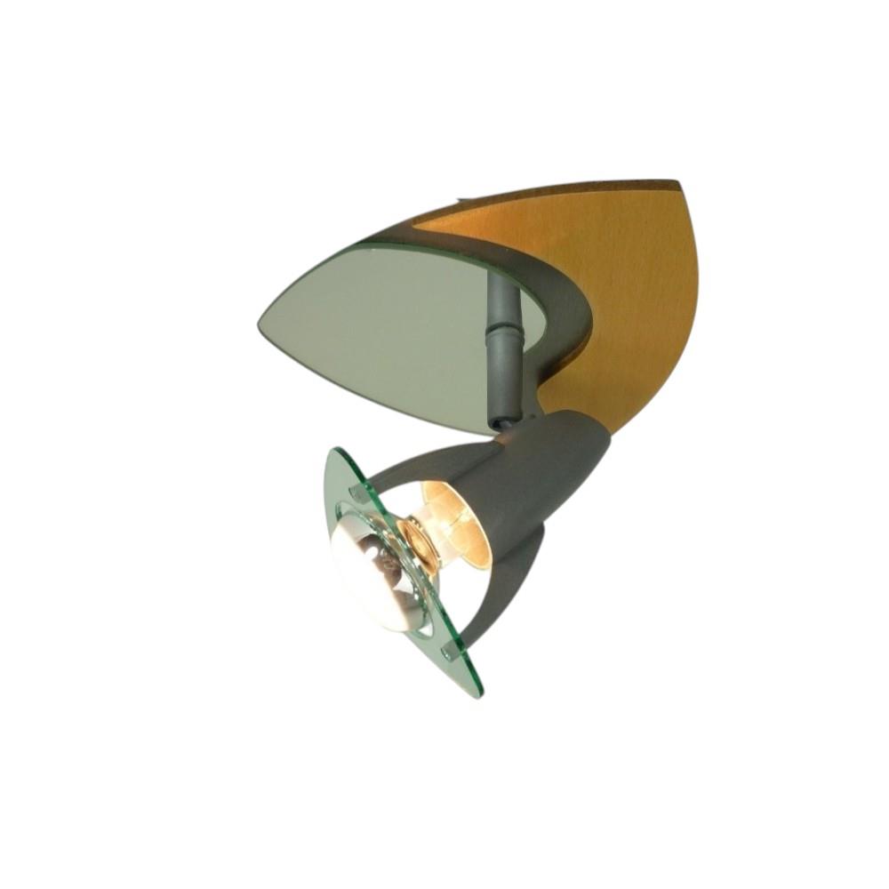 Dreh- und schwenkbarer Strahler "AS" light 1 Buche