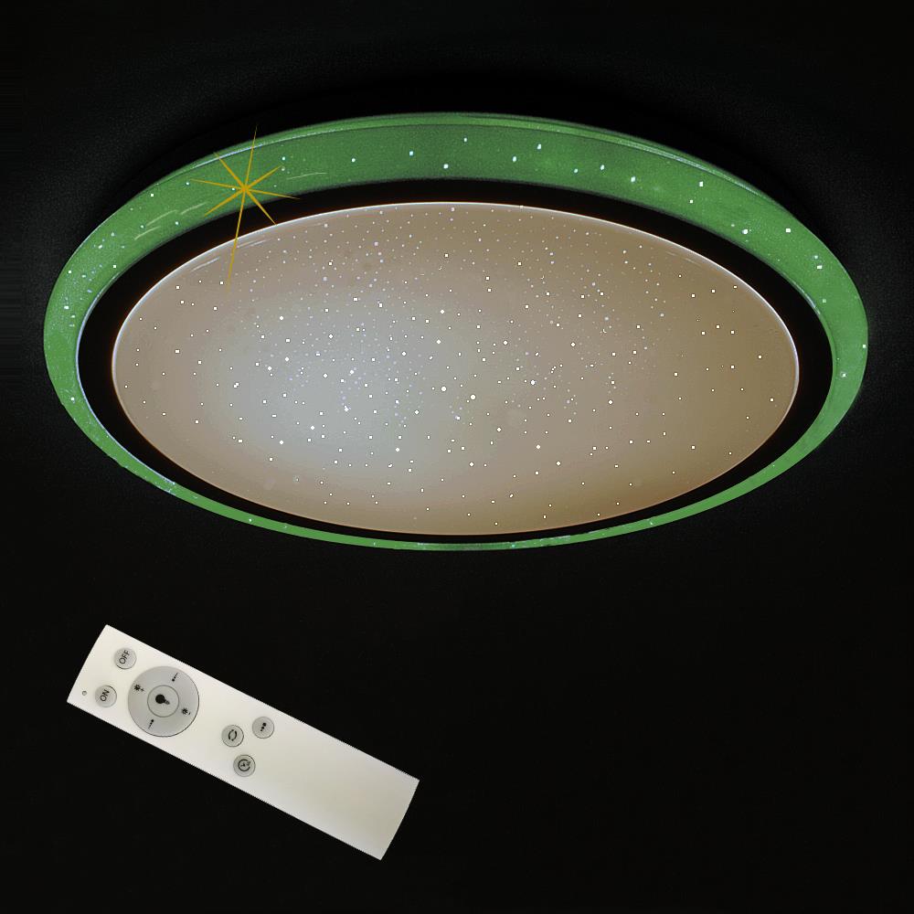 LED-Deckenleuchte KORFU mit Fernbedienung Leuchtrand Lichtfarbe wechselbar