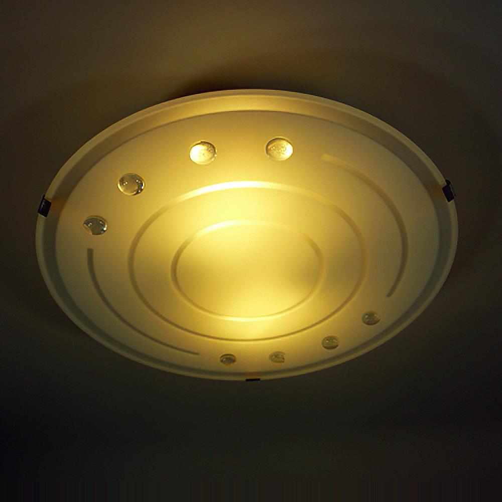 Deckenleuchte GERDA energiesparend Glas-Wand-Lampe