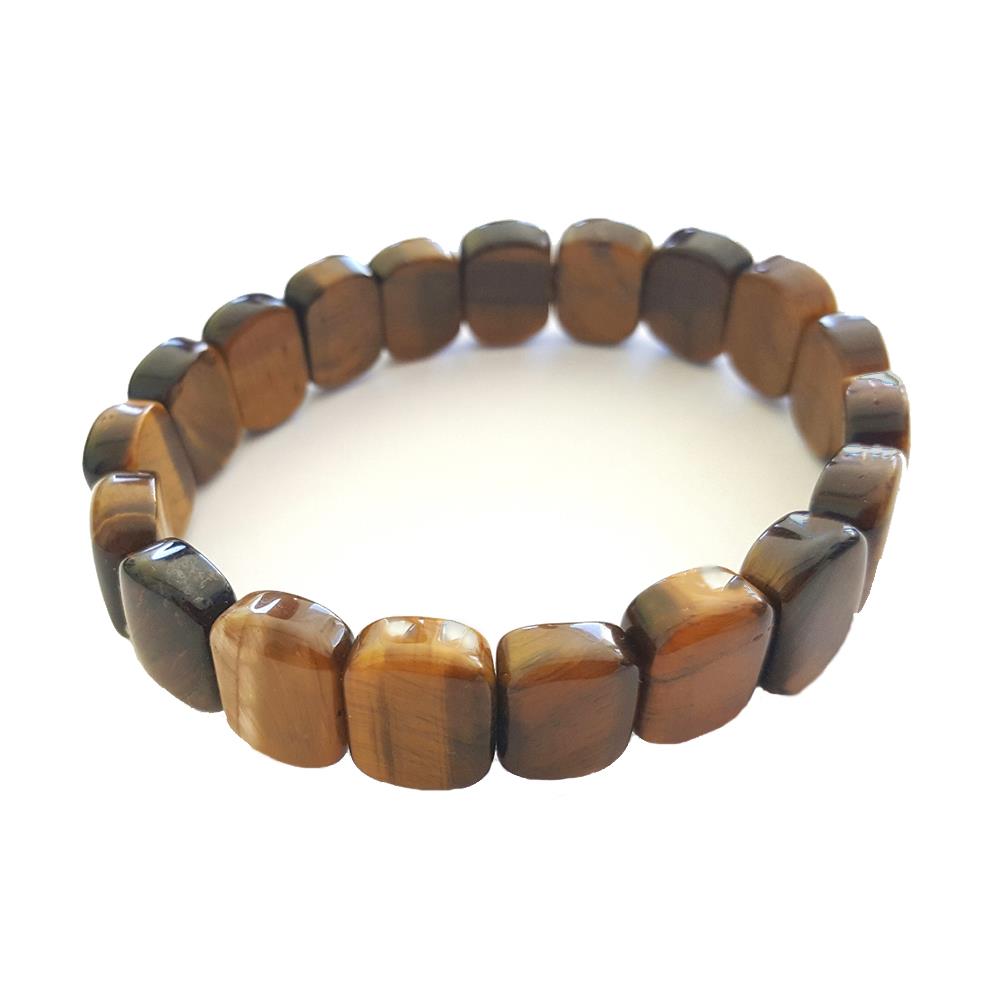 Tigerauge Armband Naturstein Armreif in höchster Tigerauge-Kristall-Stein-Qualität