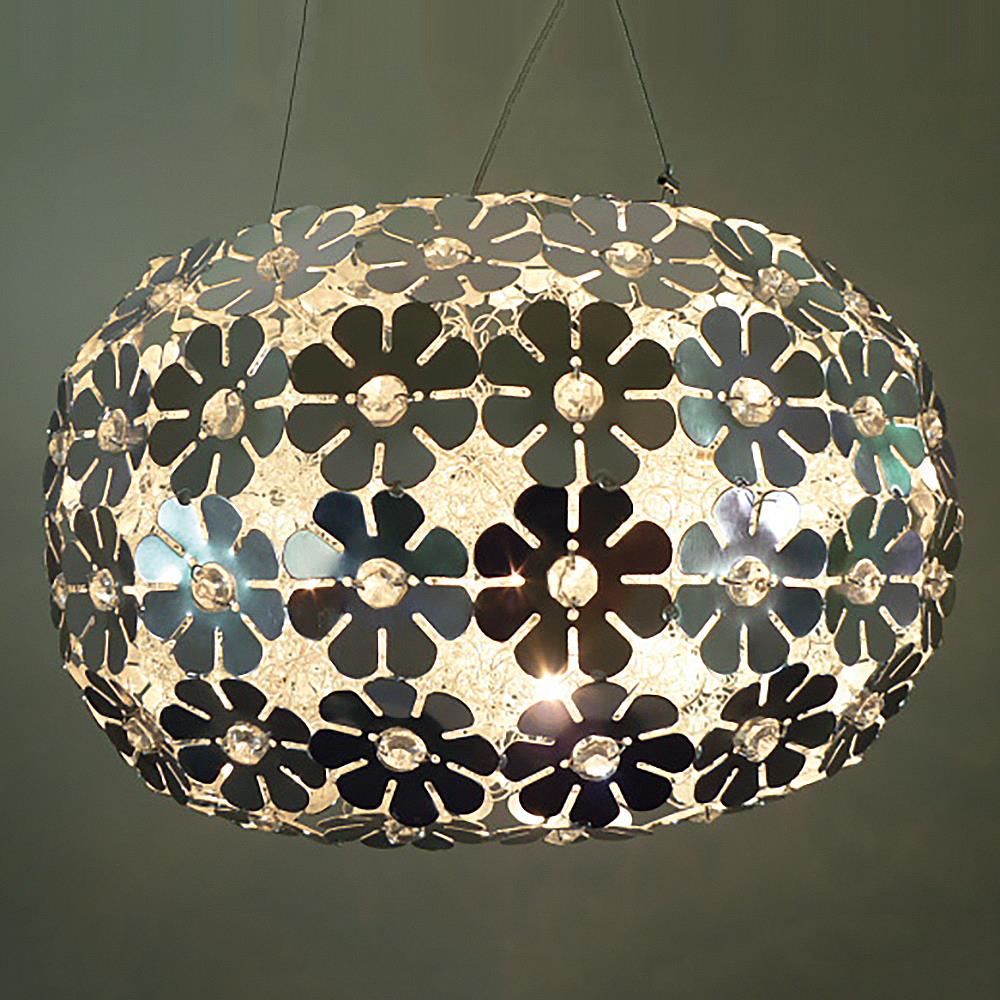 Moderne Pendelleuchte "FLORENCE" Hänge-Blumen-Deko-Lampe