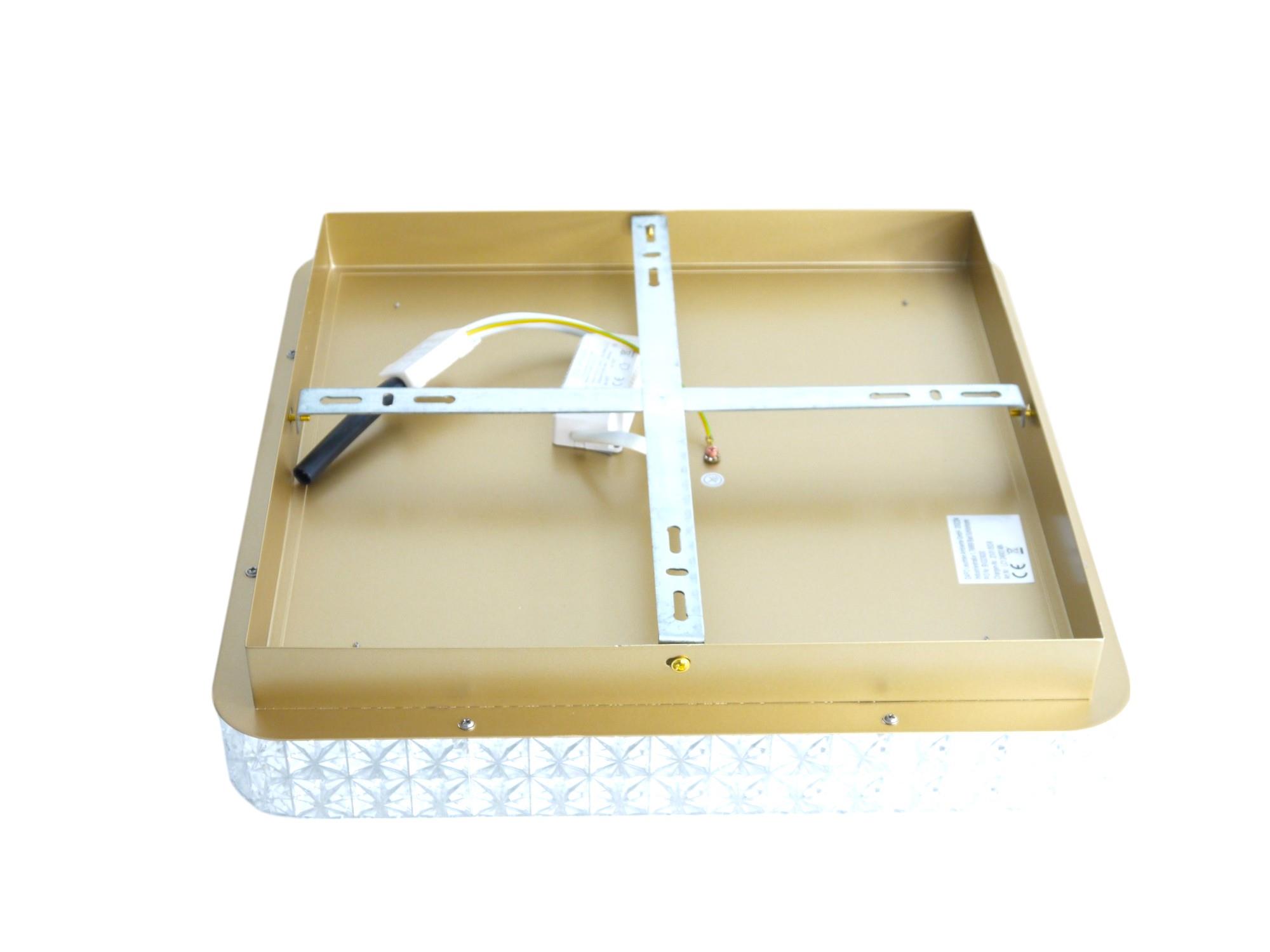LED Dekenleuchte Talea viereck 40x40cm Lichtfarbe wechselbar