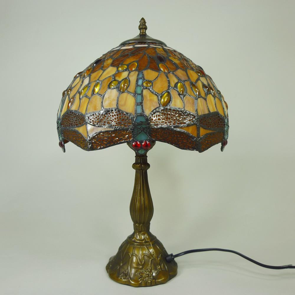Tischleuchte CHARLOTTE Tischlampe im Tiffany-Stil