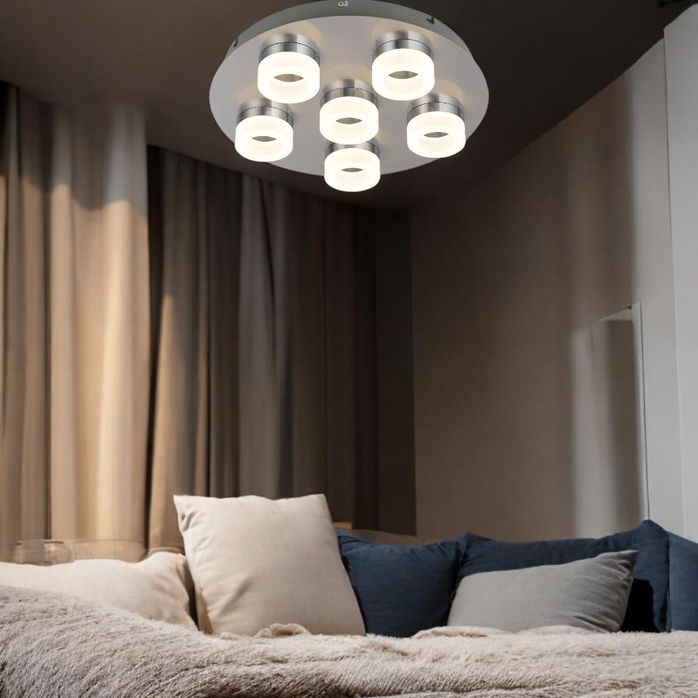 Moderne LED Deckenleuchte MARENA 6-flammig