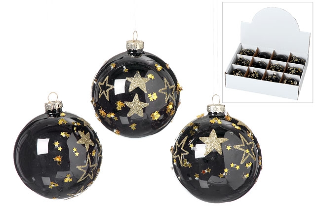 12 x Edle Kugel Hänger Weihnachtsbaumschmuck