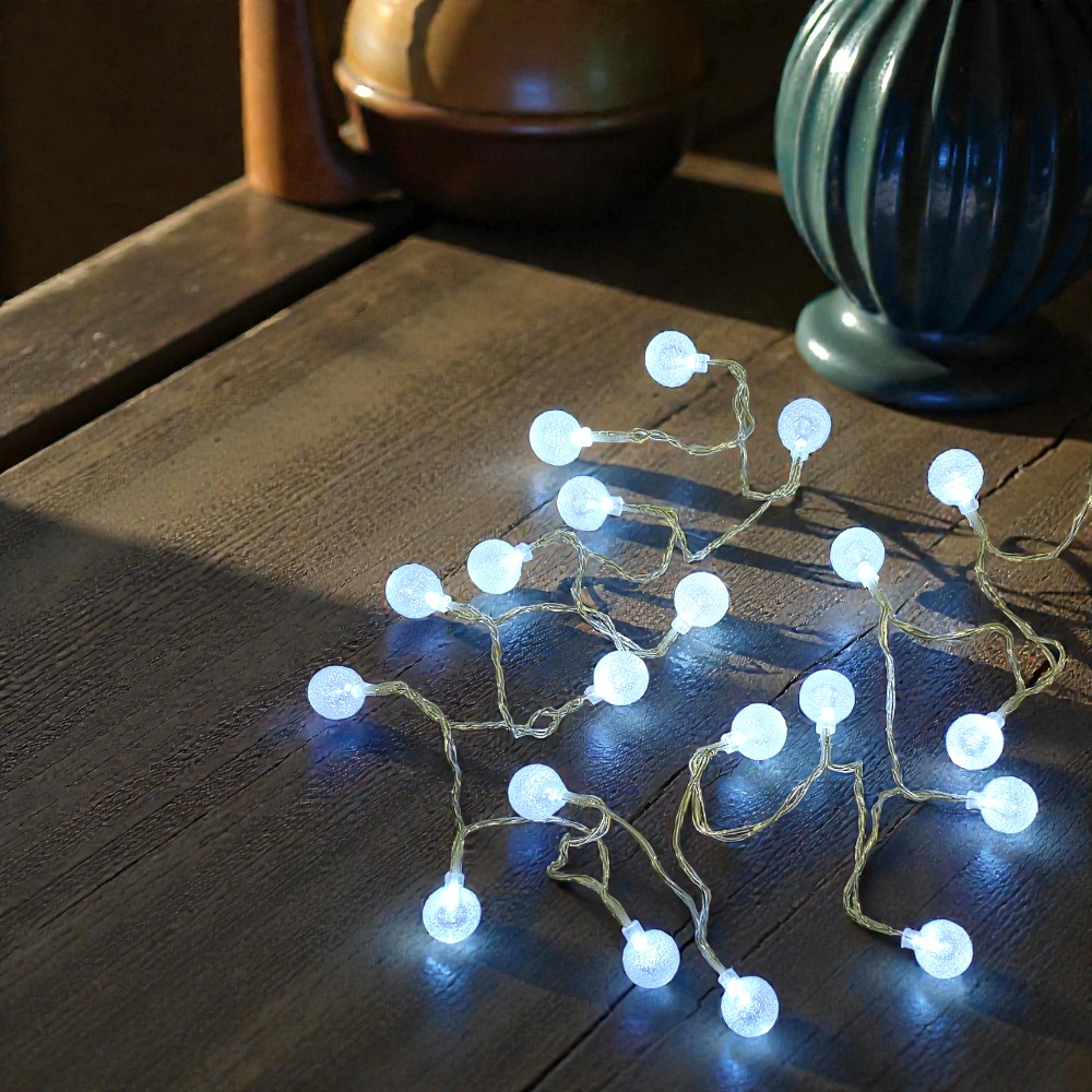 LED Lichterkette Ball 20-flammig batteriebetrieben 