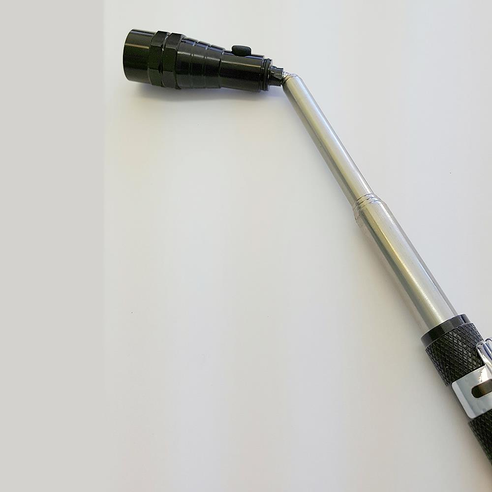 LED Teleskop-Taschenlampe Sky schwarz