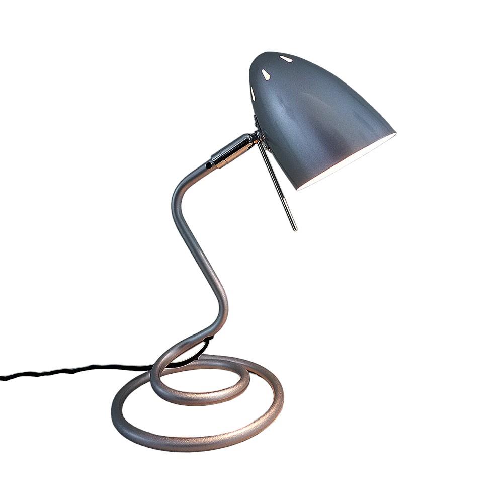 Tischleuchte Swing silber Schreibtischlampe