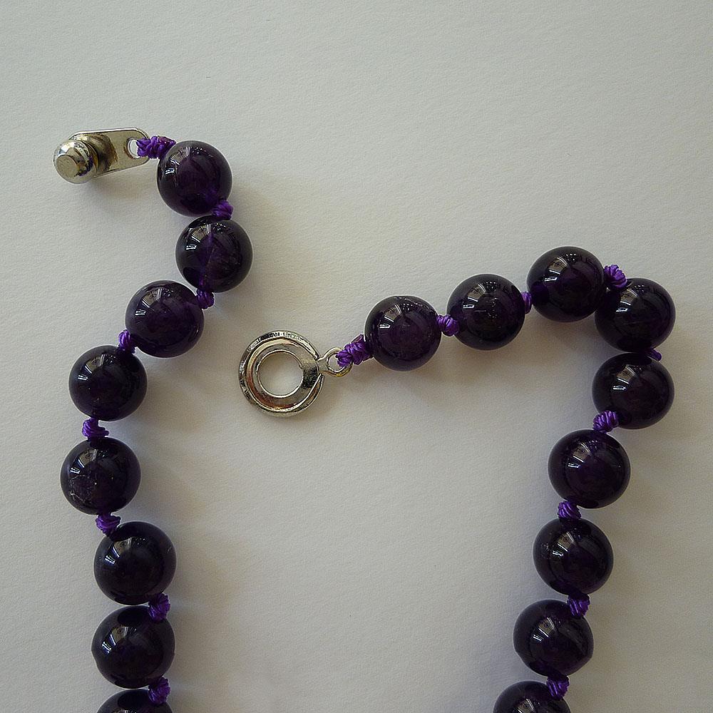 Edelstein Halslette aus Amethyst Geschenk