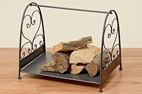 Korb für Holz Alpin L56cm  Eisen grau