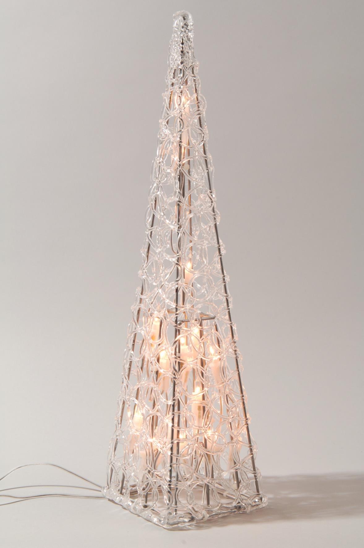 Dekopyramide beleuchtet 90cm  Weihnachtsdekoration für Innen