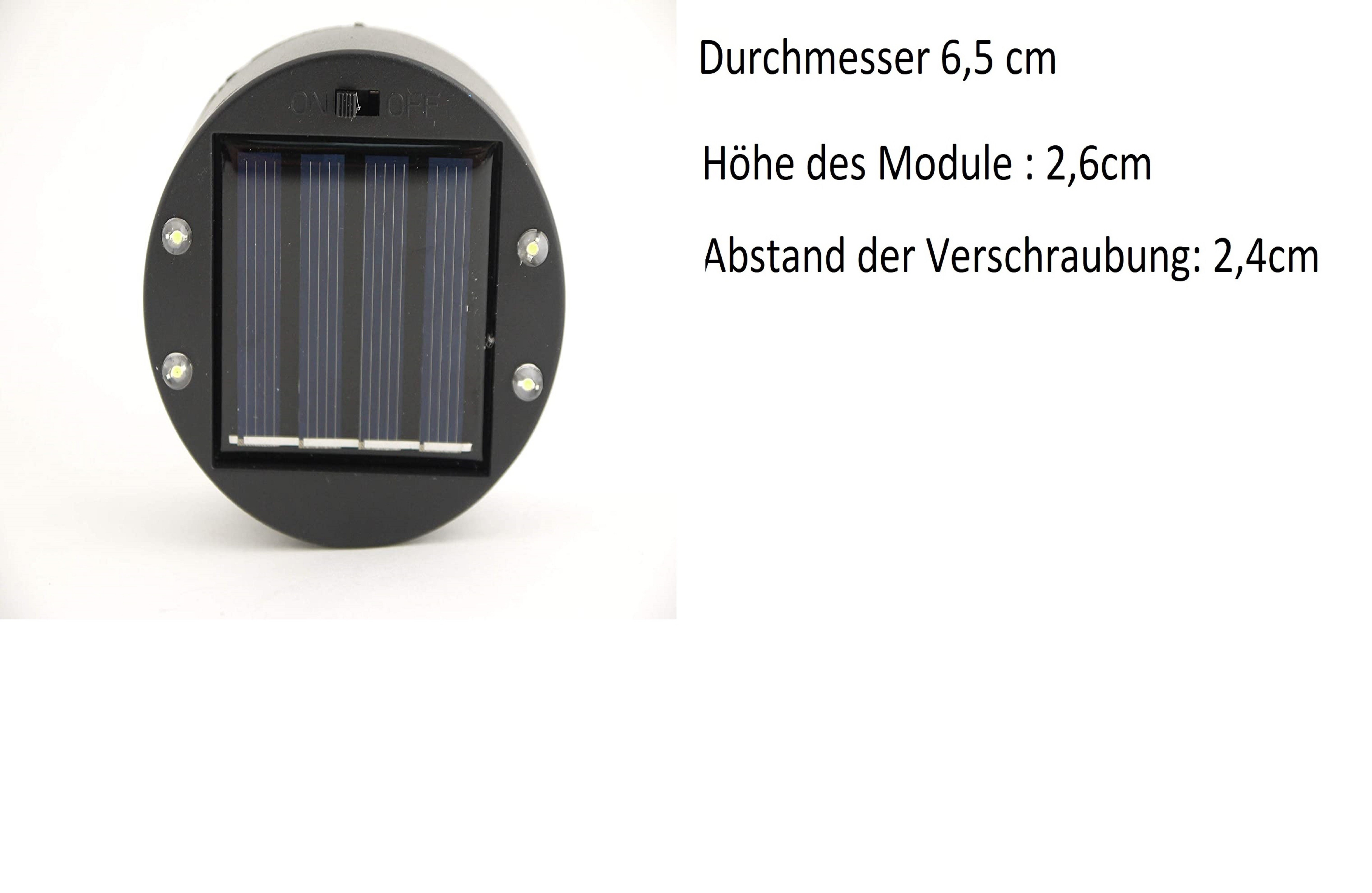 LED Solareinheit für Ola kaltweiß 4 LEDs