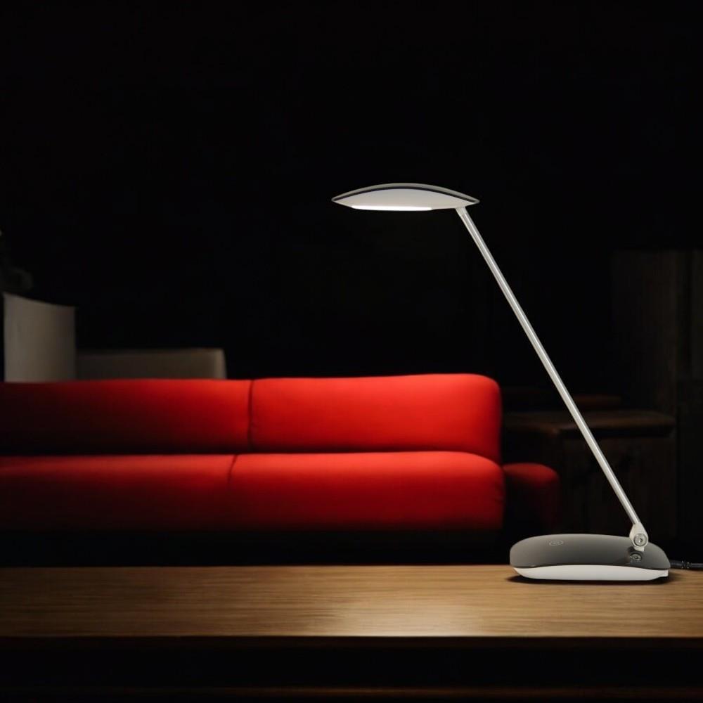 LED Tischleuchte Kian schwarz Touchschalter und USB Anschluss