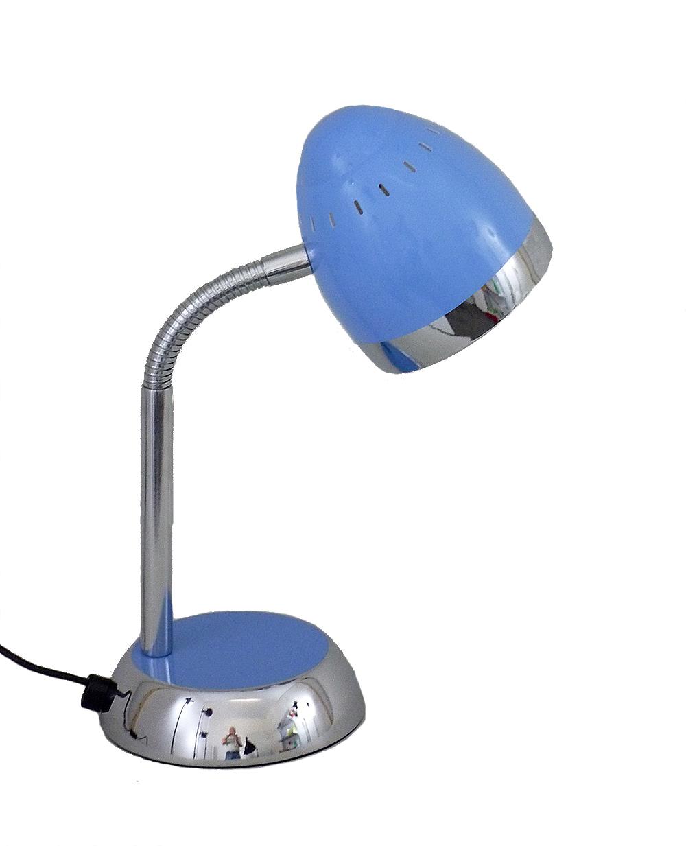 LED Tischleuchte Tom hellblau mit Flexarm