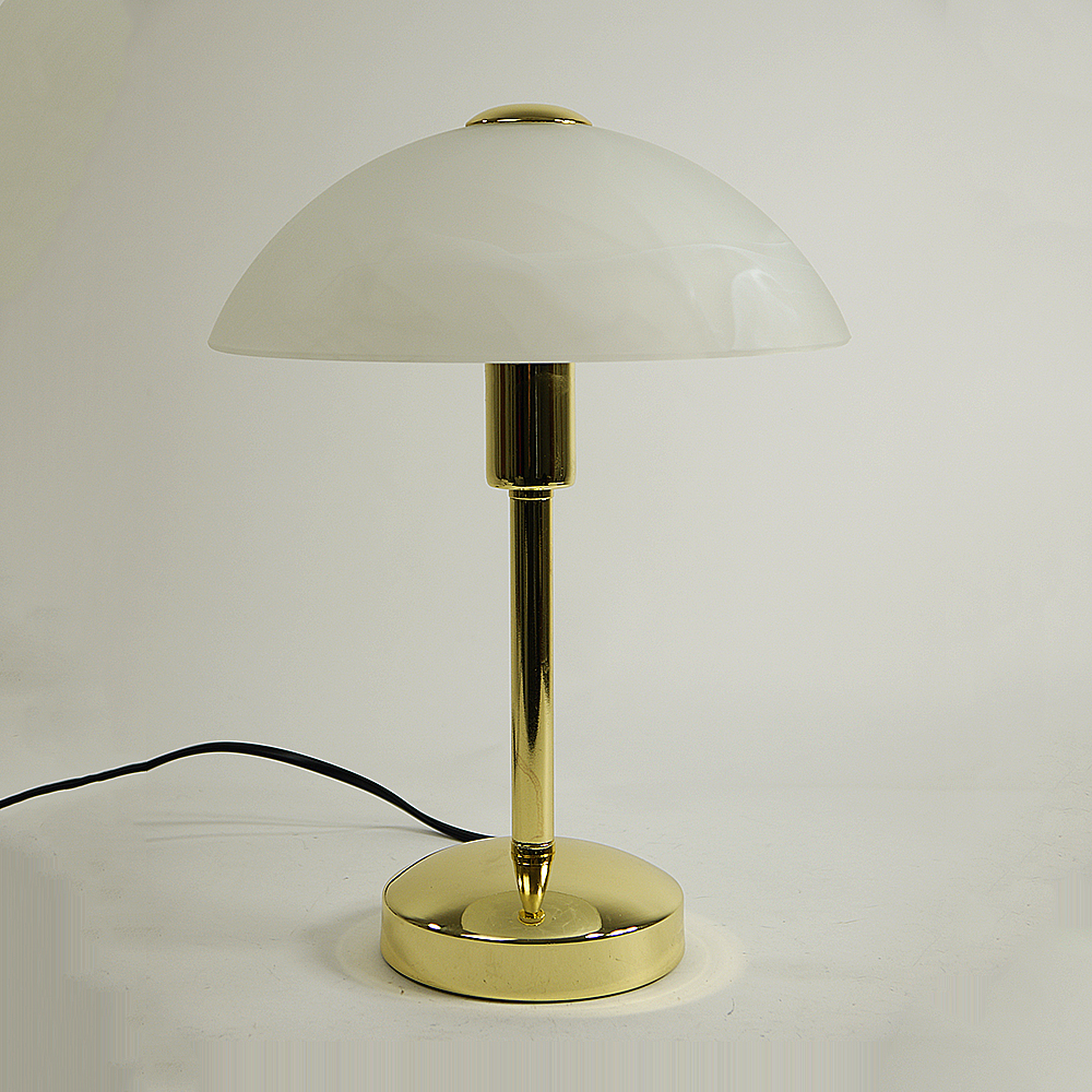 Glas-Tischleuchte MISCHA Wohnzimmer- Nachttisch- oder Fensterbank-Lampe
